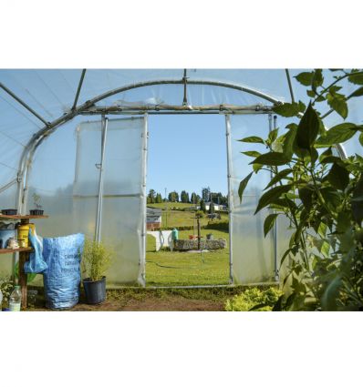 Serre Tunnel Professionnelle Renforcée Largeur 4 m