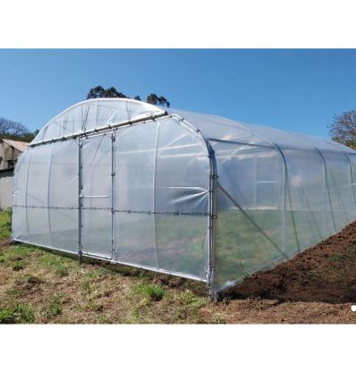 Serre Tunnel Professionnelle Renforcée Largeur 6 m