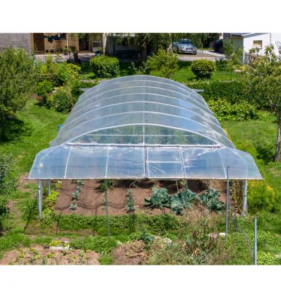 Serre Tunnel Professionnelle Renforcée Largeur 6 m