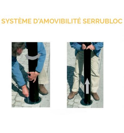 Serrubloc pour potelets
