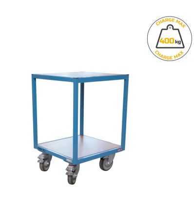 Desserte mobile charge 400 kg​ modulaire