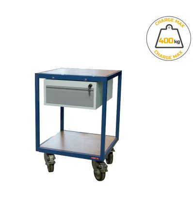 Desserte mobile charge 400 kg​ modulaire