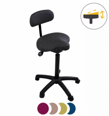 Tabouret ergonomique médical assis-debout