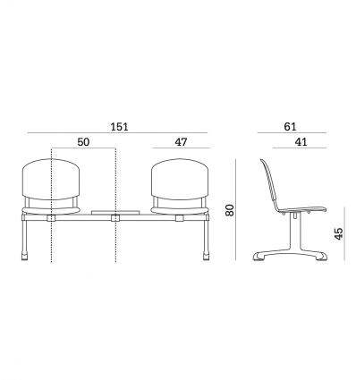 Siège sur Poutre assise bois