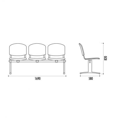 Siège sur Poutre assise bois