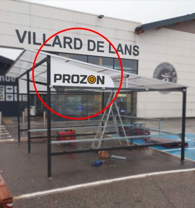 Signalétique Vierge pour Abri Caddie