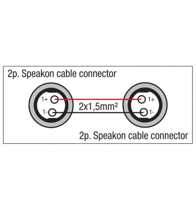 Speaker to speaker cable