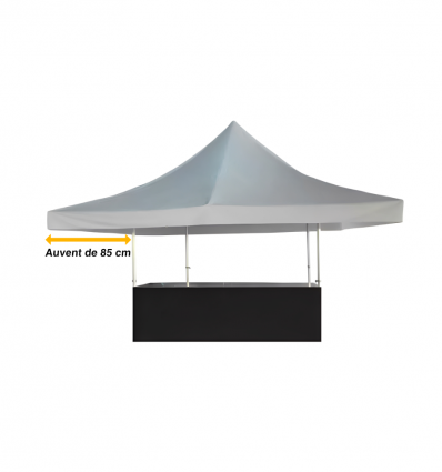 Stand buvette pliante en acier