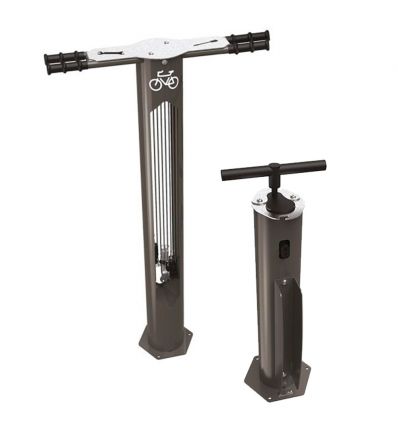 Station de réparation vélo et gonfleur public