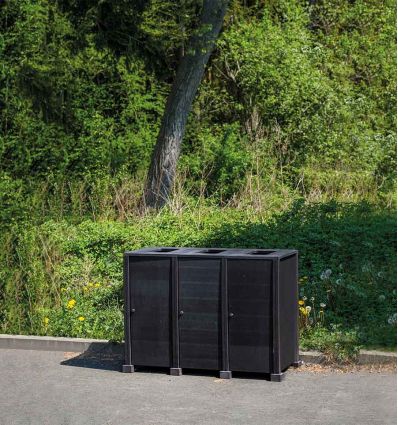 Station de tri en briques alimentaires recyclées 2 ou 3 flux