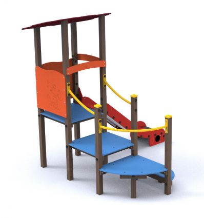 Structure de Jeu escalier en plateforme 1 à 6 ans