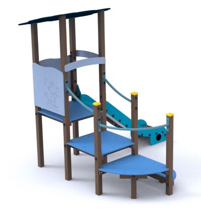 Structure de Jeu escalier en plateforme 1 à 6 ans