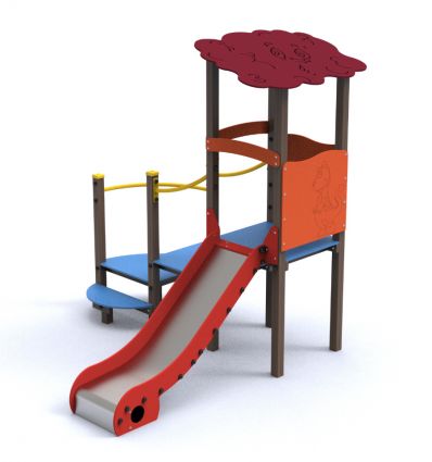 Structure de Jeu escalier en plateforme 1 à 6 ans