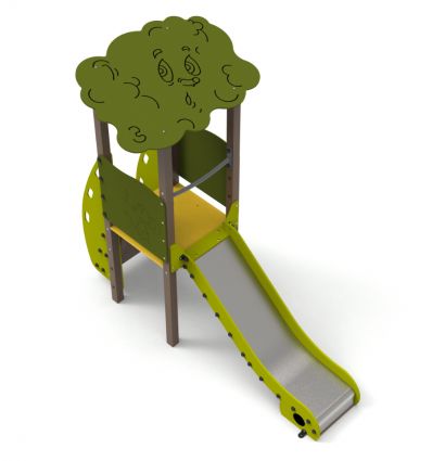 Structure de Jeu Toboggan Escalier 1 à 6 ans