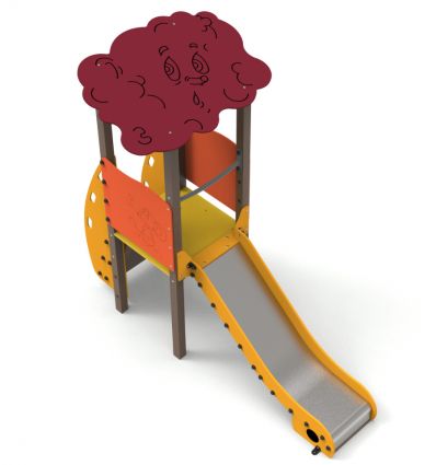 Structure de Jeu Toboggan Escalier 1 à 6 ans