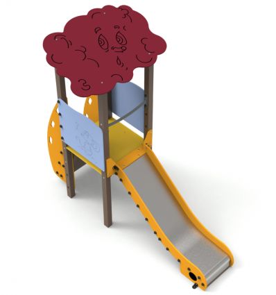 Structure de Jeu Toboggan Escalier 1 à 6 ans