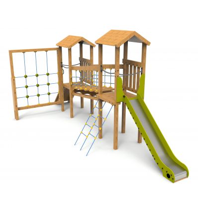 Parcours de Jeux en Bois 3 à 12 ans