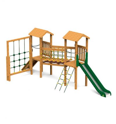 Parcours de Jeux en Bois 3 à 12 ans