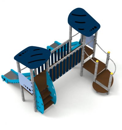Structure de Jeux Acier galvanisé
