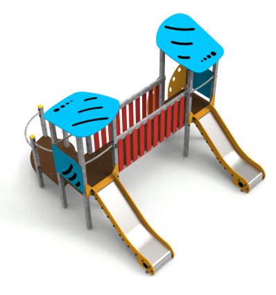 Structure de Jeux Acier galvanisé