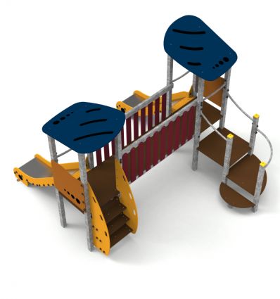 Structure de Jeux Acier galvanisé