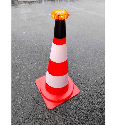 Support de balise LED pour cône de signalisation