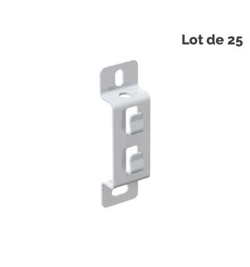 Support pour chemin de câble fil - Lot de 25