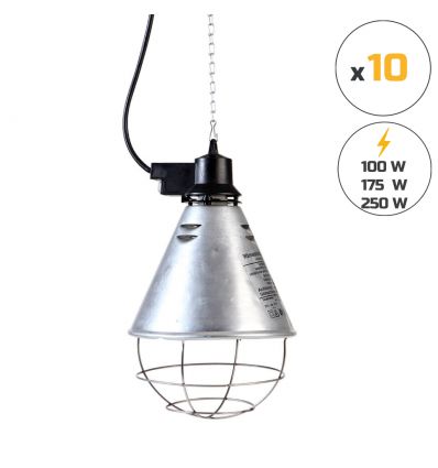 Support pour Lampe Chauffante (Lot de 10)