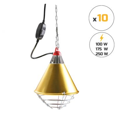 Support pour Lampe Chauffante (Lot de 10)