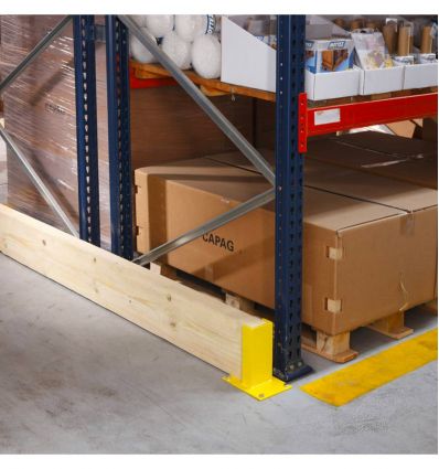 Support madrier pour protection de rack