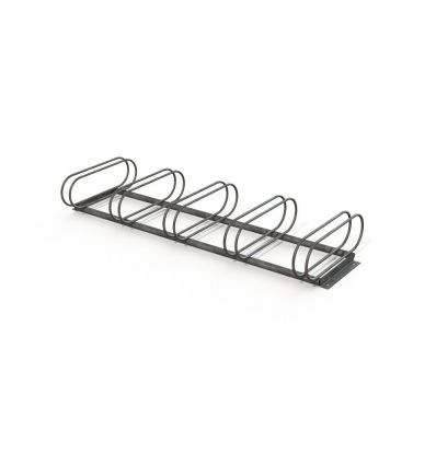 Rack à vélo 5 places premium en acier galva