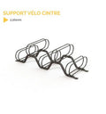 Rack pour vélo 5 places compact premium cintré en acier galva