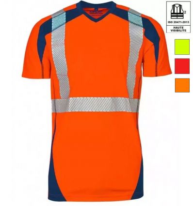 T-shirt Haute Visibilité Manche Courte