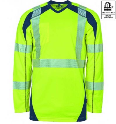 T-shirt Haute Visibilité Manche Longue