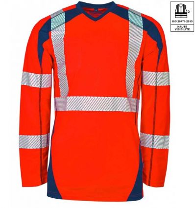 T-shirt Haute Visibilité Manche Longue