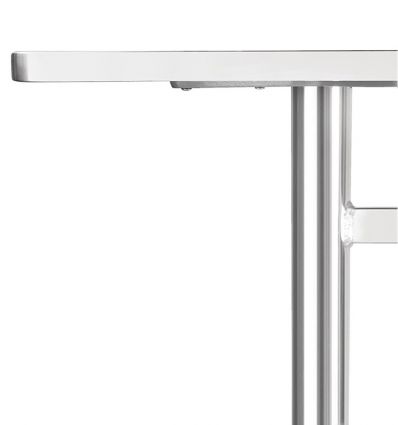 Table bistrot aluminium rectangulaire extérieur