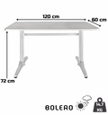 Table bistrot aluminium rectangulaire extérieur