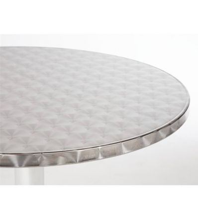 Table bistrot aluminium ronde extérieur