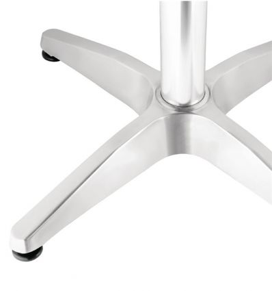 Table bistrot carrée aluminium extérieur