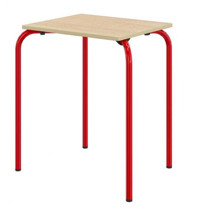 Table d'examen scolaire empilable