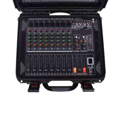 Table de mixage amplifiée​ 8 canaux bluetooth