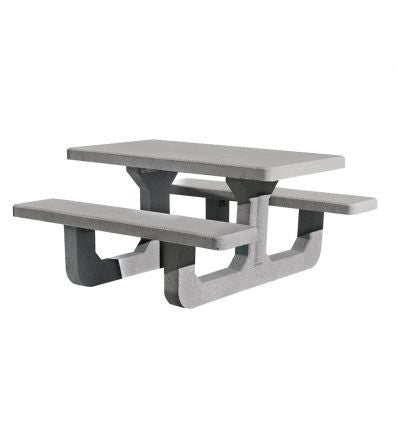 Table de pique nique en béton à poser