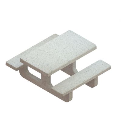 Table de pique nique en béton à poser