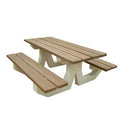 Table de Pique Nique Béton effet bois