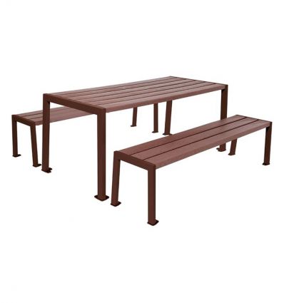 Table pique nique plastique recyclé collectivité