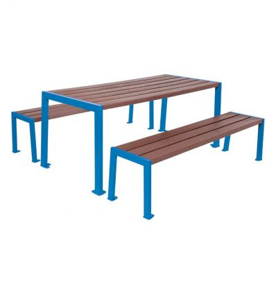 Table pique nique plastique recyclé collectivité