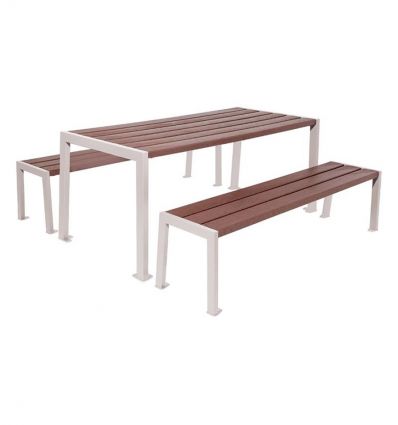 Table pique nique plastique recyclé collectivité