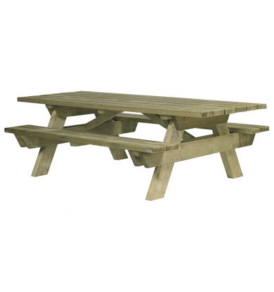 Table pique nique en bois à poser