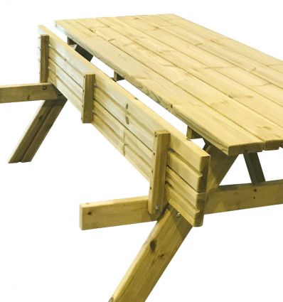 Table pique nique en bois à poser