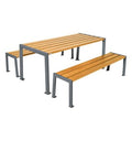 Table de pique-nique pour extérieur bois 10 couleurs